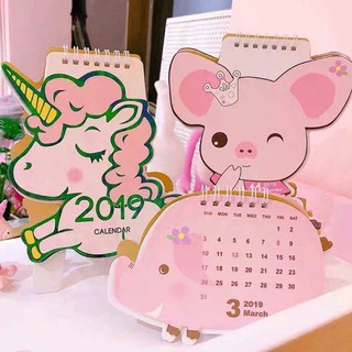 LỊCH ĐỂ BÀN HÌNH THÚ 2019