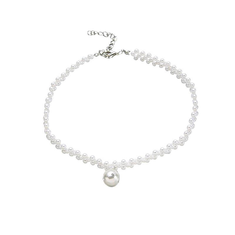 Vòng Cổ Đính Ngọc Trai Nhân Tạo Thời Trang