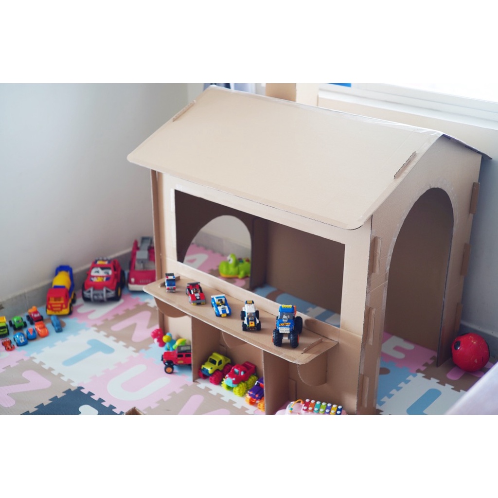 Tấm 50x100cm, 50x50cm Combo giấy carton 3mm 3 lớp, 6mm 5 lớp làm mô hình, giáo cụ mầm non STEAM, đóng thùng