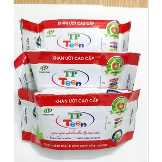 1 lốc khăn ướt tp teen thành phát tặng 2 gói cùng loại
