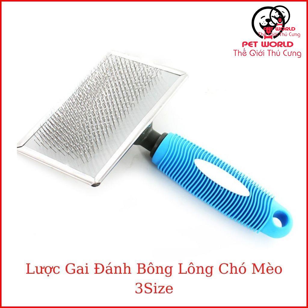 Lược gai chải lông, đánh bông lông Chó Mèo 3 Size