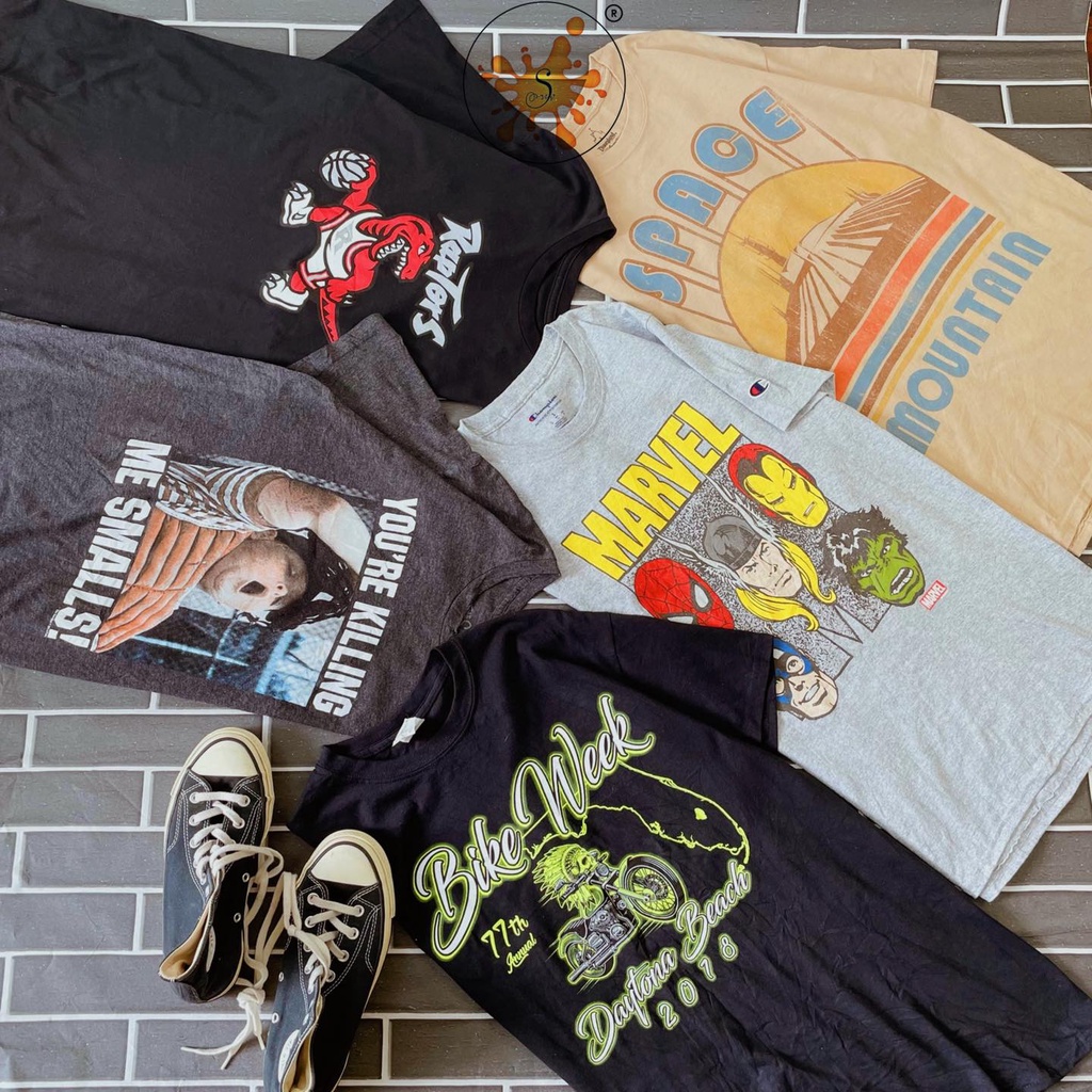 2hand , Áo Thun 2hand Nam Unisex Ngẫu Nhiên Mỹ Phông Nữ Secondhand From Rộng In Hình Chất Vintage Chọn Mẫu [aophong9999] | BigBuy360 - bigbuy360.vn