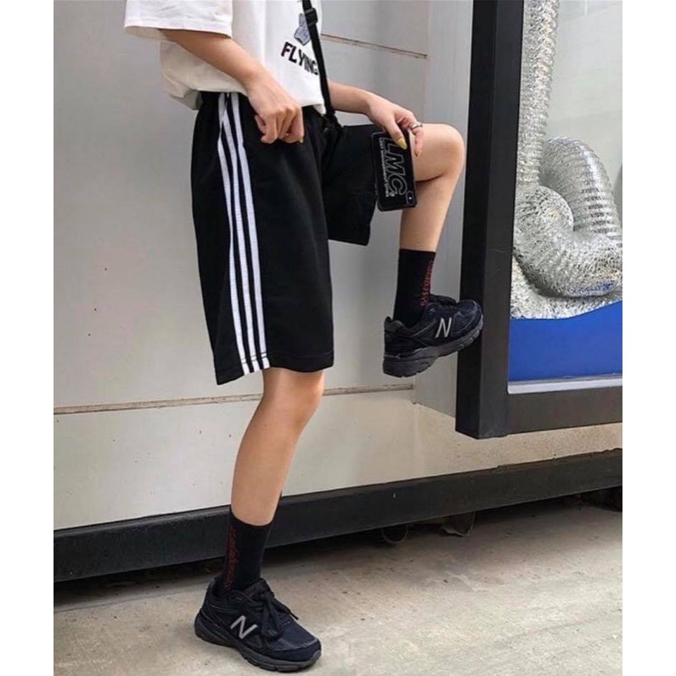 Quần short 3 sọc unisex quần đùi 3 lines nam nữ Q-017 | BigBuy360 - bigbuy360.vn