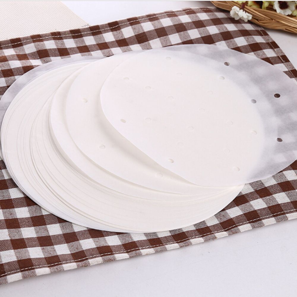 Set 50 Tấm Lót Nồi Hấp Không Dầu Chống Dính Bằng Silicone Chịu Nhiệt Cao Dùng Một Lần Tiện Lợi