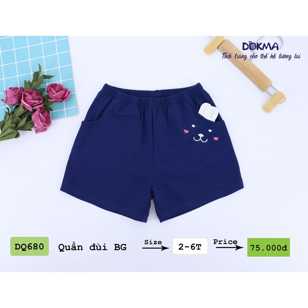 [FREESHIP]  Quần đùi BG  Dokma 2-6Y ( DQ680 ) BK