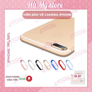 COMBO Viền Kim Loại Bảo Vệ Camera IPhone 7PL/8PL (Viền Camera, Dust Plug, Phím Home)
