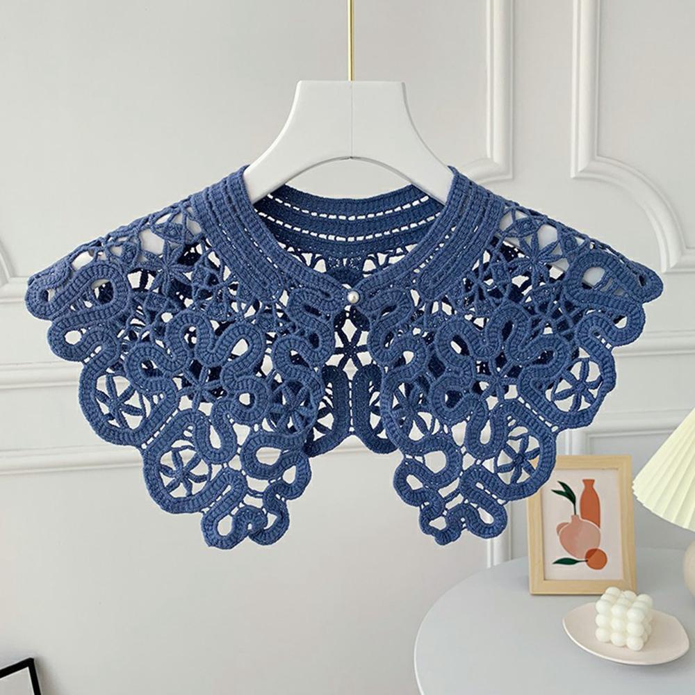 Vòng Cổ Ren Giả Thêu Hoa Phong Cách Vintage