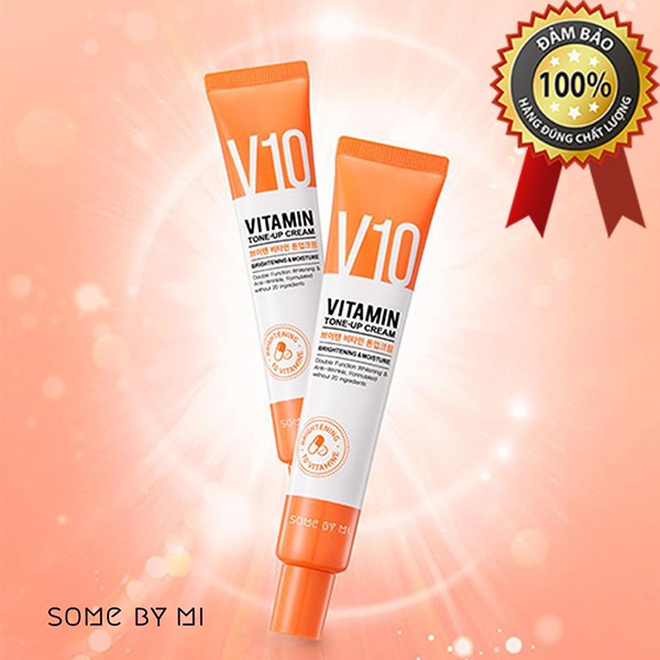 Kem dưỡng trắng nâng tông da và tạo nền SOME BY MI V10 Vitamin Tone - Up Cream 50ml