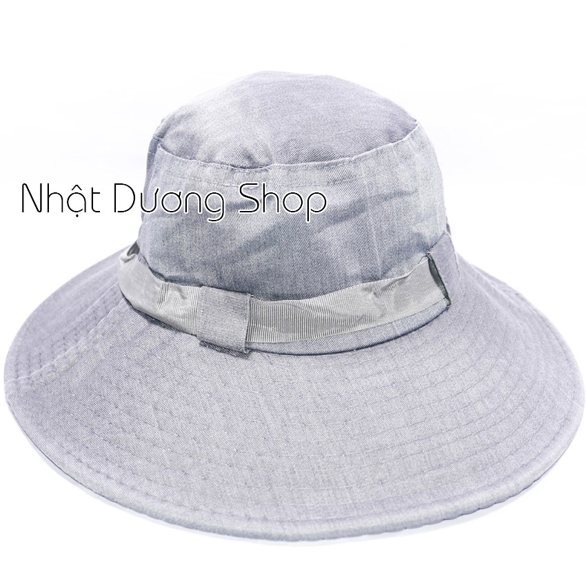 [ Nhiều mẫu ]Nón bo vải người lớn, nón lính bộ đội, mùa hè xanh có dây loại vành rộng