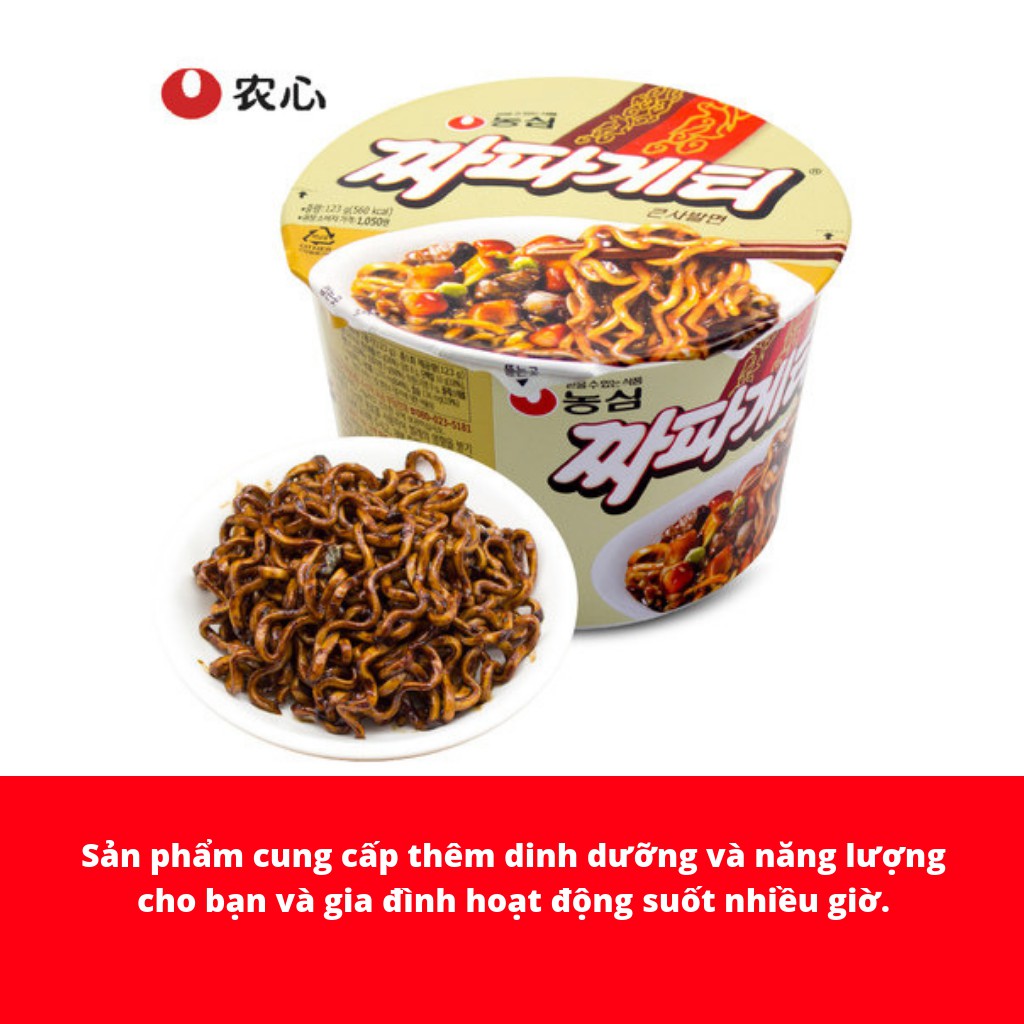 MÌ TRỘN JAJANG NONGSHIM HÀN QUỐC TÔ 123G