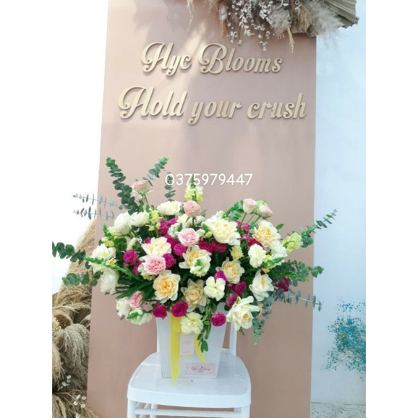 Hoa lẵng tươi sự kiện khai trương sinh nhật