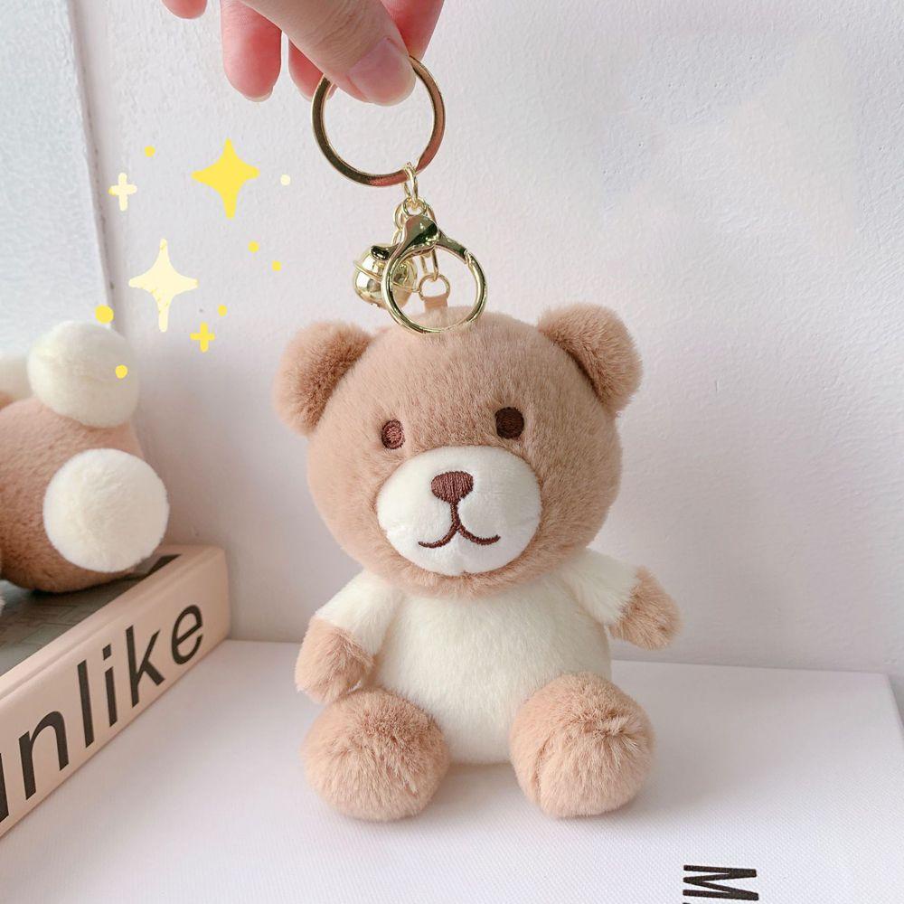 MXGOODS Móc Chìa Khóa Hình Chó Nhồi Bông Dễ Thương Dùng Làm Quà Tặng
