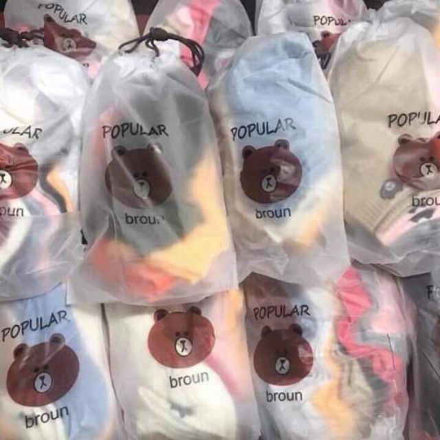 Tất 10 đôi, 10 màu khác nhau. Combo 1O set.