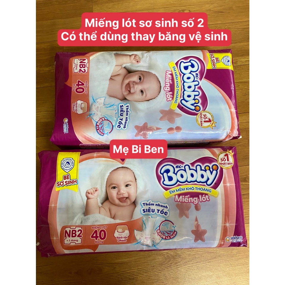 Miếng Lót Sơ Sinh Bobby Newborn 2 40 miếng