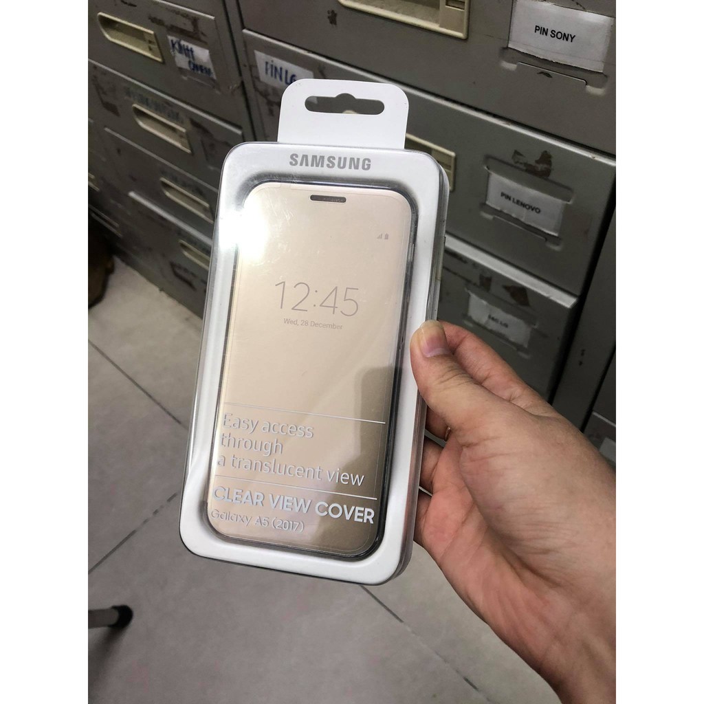 Bao Da Samsung Galaxy A5 2017 Clear View Chính Hãng Samsung