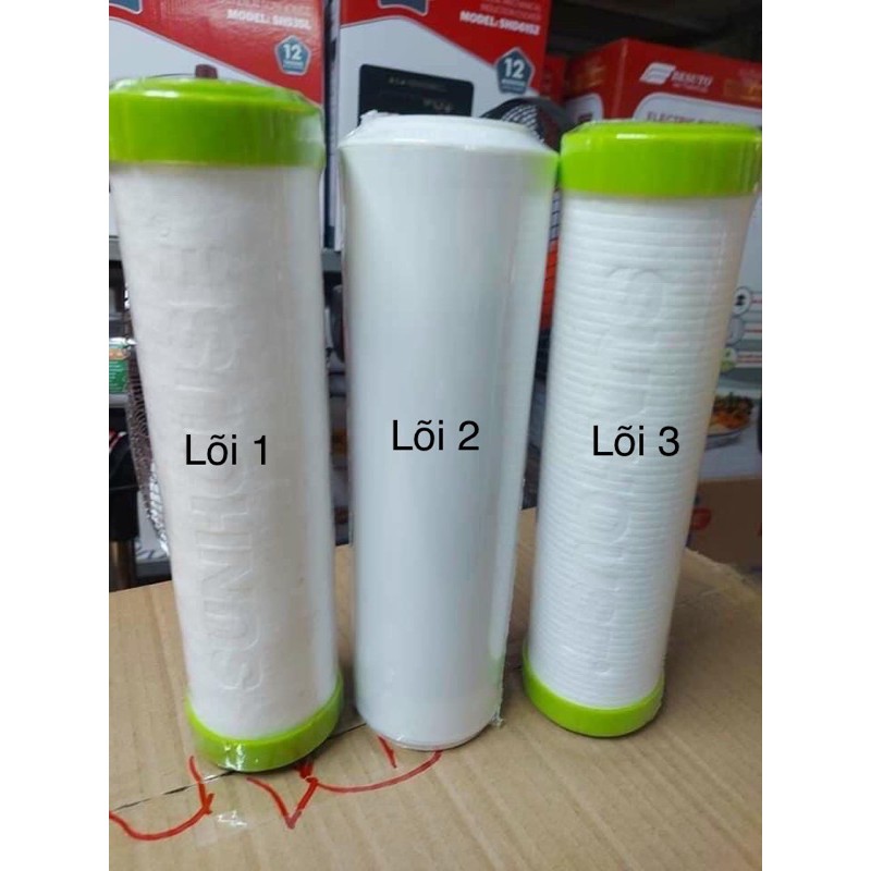 Bộ lõi lọc nước RO Sunhouse 123 | BigBuy360 - bigbuy360.vn