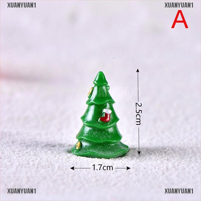 [XUANYUAN1] Mô Hình Ông Già Noel Và Người Tuyết Mini Trang Trí Cây Thông Noel DIY