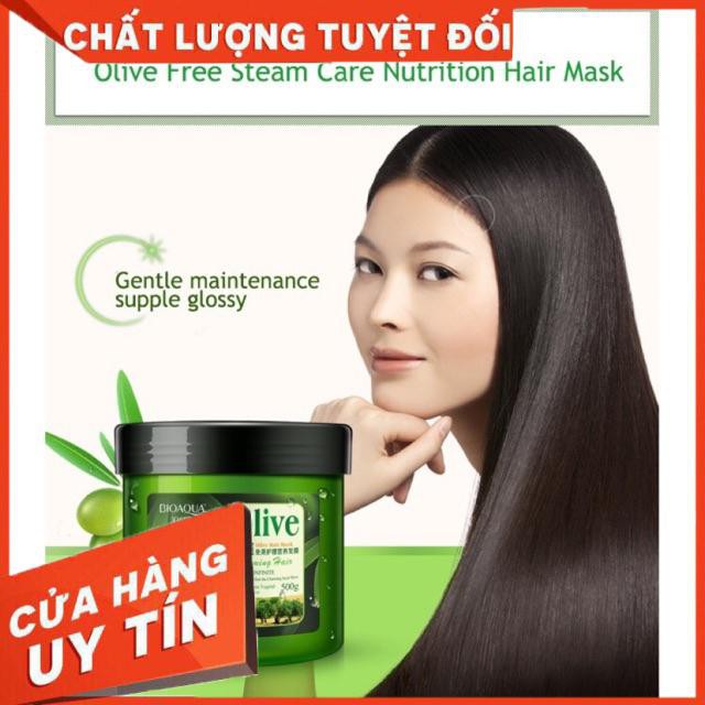Kem ủ tóc Olive Bioaqua 500ml | BigBuy360 - bigbuy360.vn