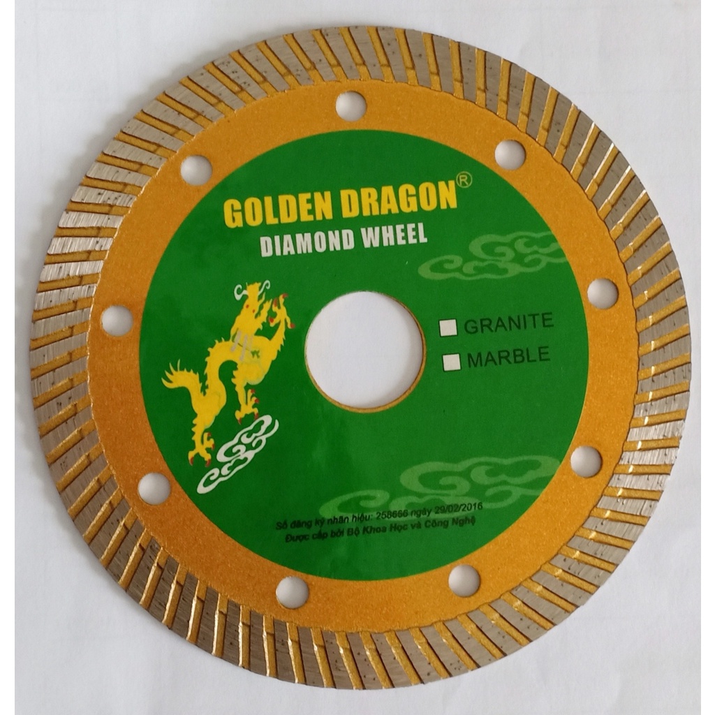 Lưỡi Cắt Gạch Bằng Kim Cương Rồng Vàng 125mm