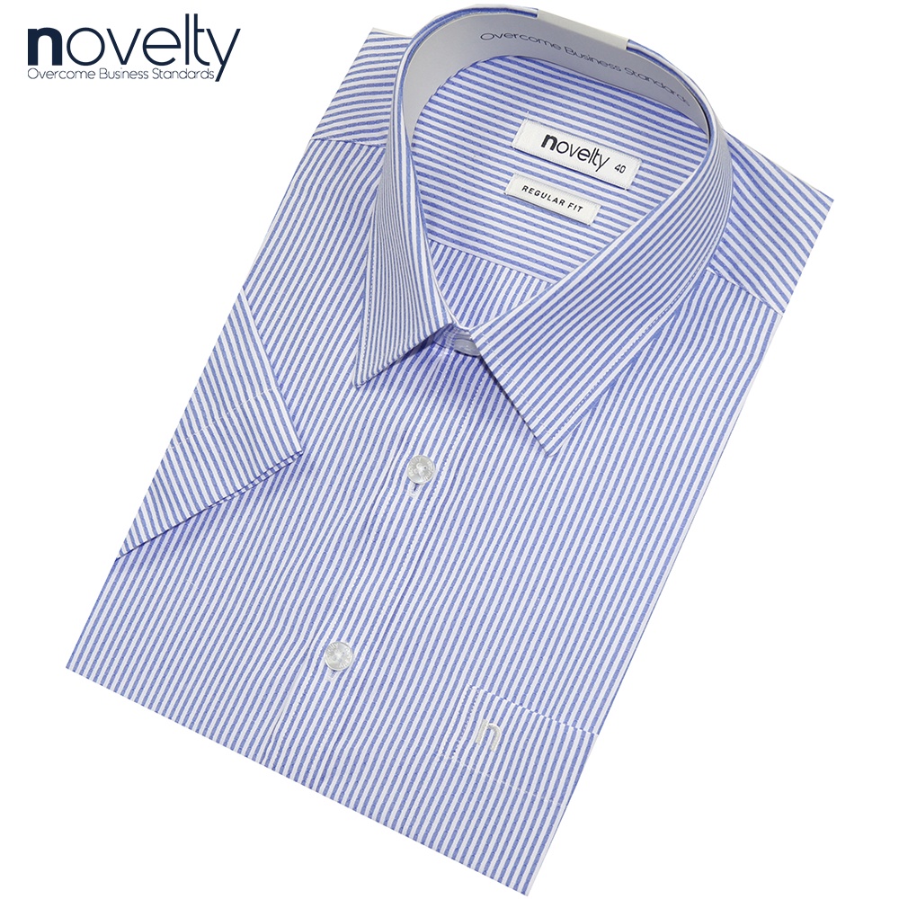 Áo sơ mi nam ngắn tay Regular fit Novelty 212828N