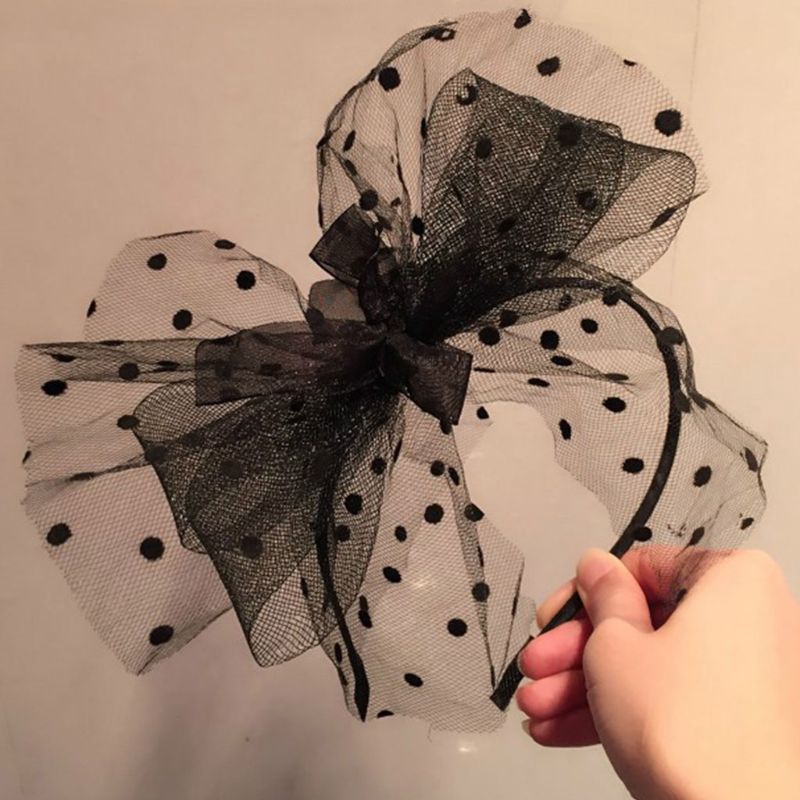 Cài Tóc Phối Nơ Phong Cách Vintage Dành Cho Nữ