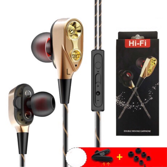 Tai nghe chống ồn SPORT MUSIC SUPER BASS 2020 SIÊU ĐẸP, SIÊU HAY tặng bộ núm + túi +kẹp - BH 12 Tháng