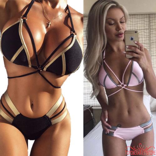 Bộ đồ bơi 2 mảnh phối dây quyến rũ cho nữ | BigBuy360 - bigbuy360.vn