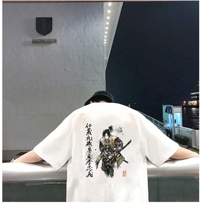 Áo thun unisex form rộng phong cách Nhật Bản đẹp độc lạ vải dày mịn 2019T1617