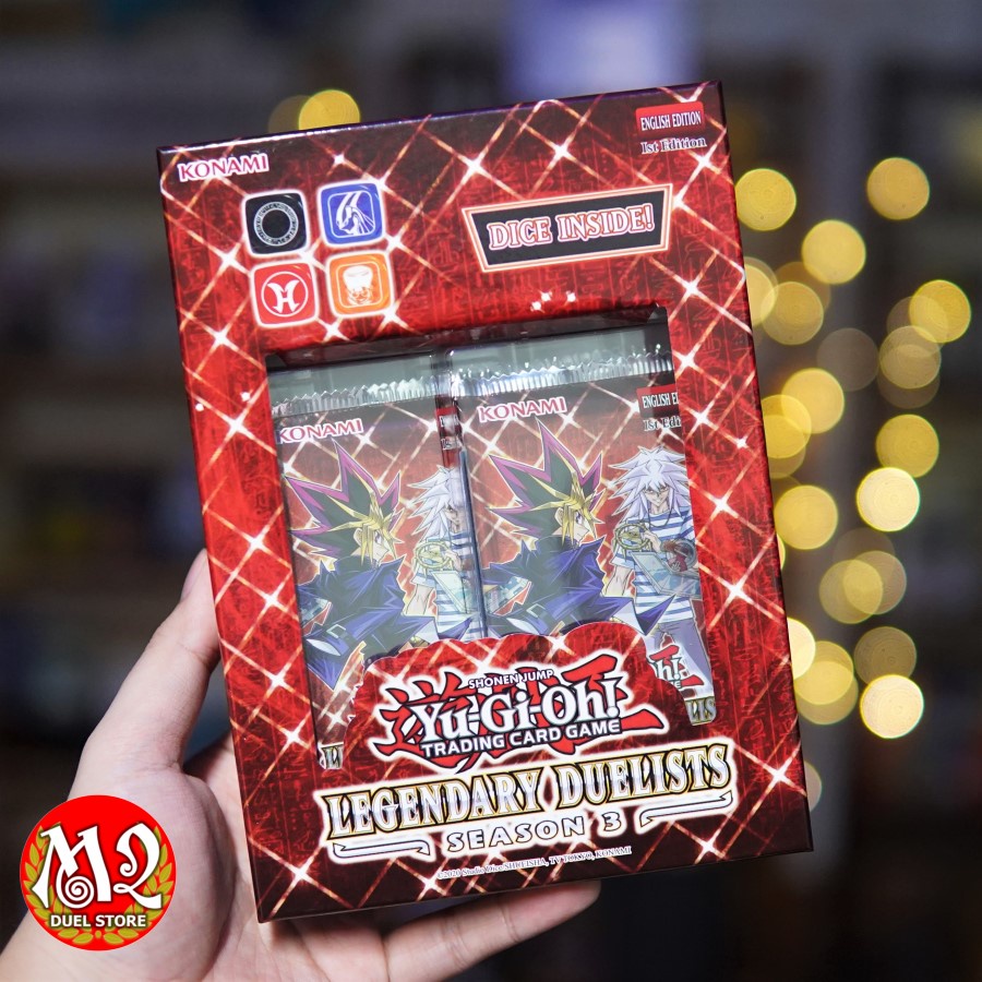 Hộp thẻ bài Yugioh Legendary Duelists: Season 3 - Collection Mini Box - Nhập khẩu từ Anh Quốc UK