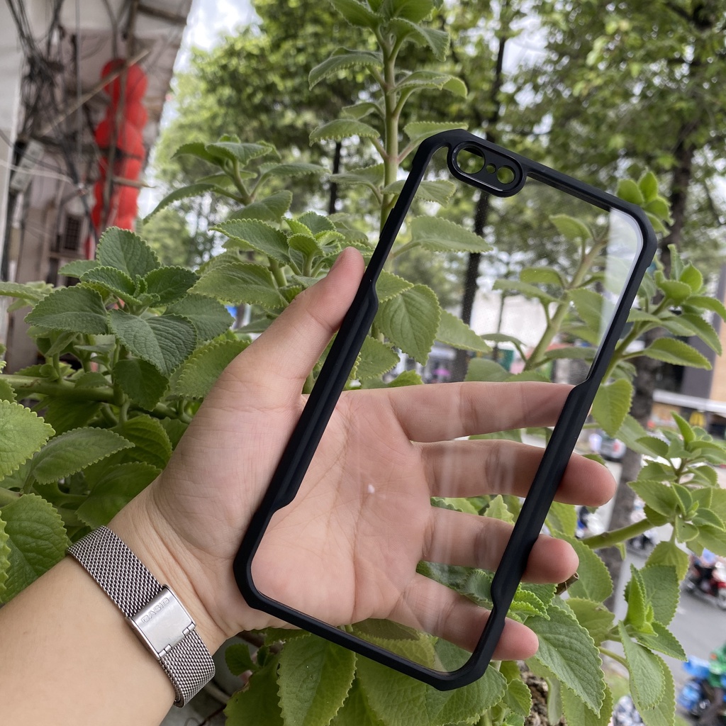 Ốp lưng XUNDD iPhone 6 Plus/7plus/ 8 Plus, 7/ 8/ SE 2/ SE 3/ 6/ 6S  -Chống shock, Lưng trong - Đen
