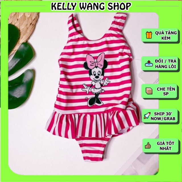 Váy bơi bé gái 4-12kg  hàng châu âu  ( hình shop chụp thật) - ĐỒ BƠI BÉ GÁI- bikini 1 mảnh--KellyWang