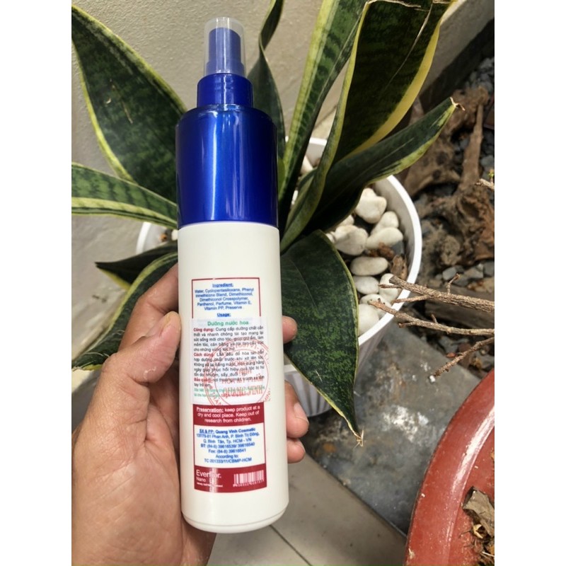 Dung dịch xịt dưỡng Everflor Nano dành cho tóc khô,xơ,rối