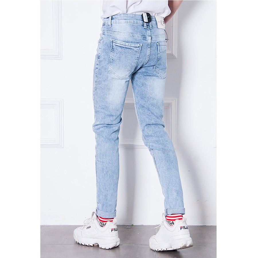 Quần Jeans Nam Màu Xám Quần Bò Nam Phong Cách Hàn Quốc | BigBuy360 - bigbuy360.vn