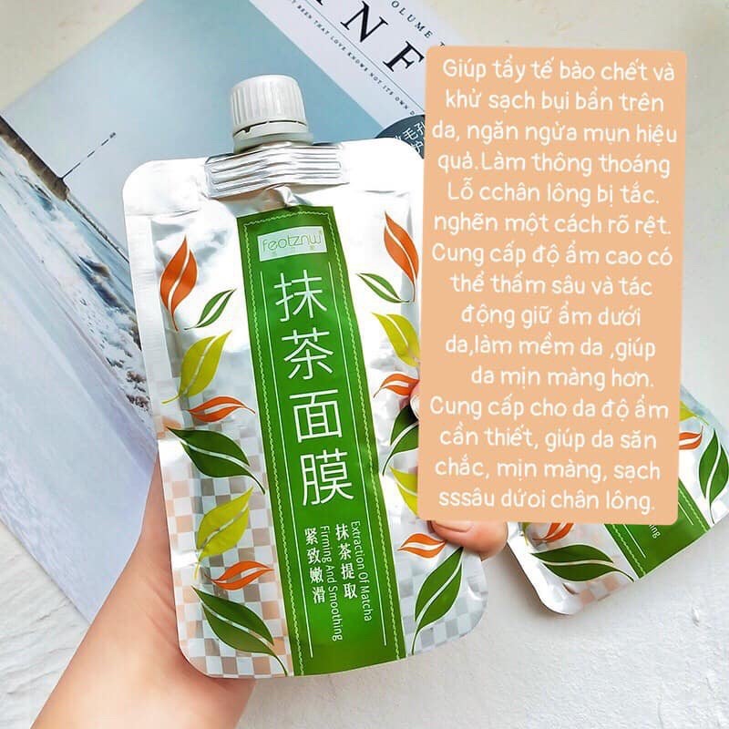 MẶT NẠ TRÀ XANH và RƯỢU SAKE