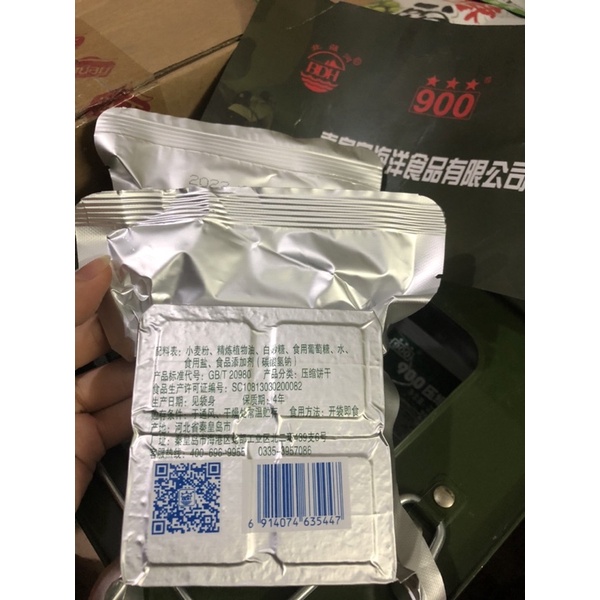 Lẻ 1 Phong/Gói 200g Lương Khô Quân Đội 900 3 Sao Hàng NK