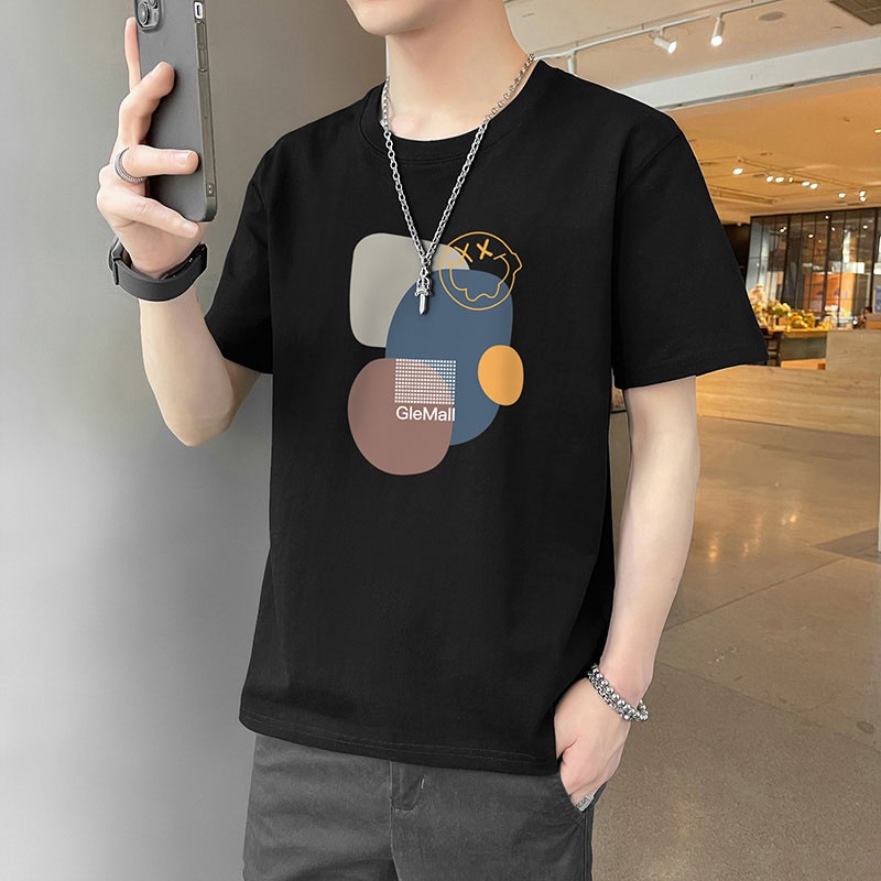 Áo Thun Tay Ngắn In Họa Tiết Thời Trang Mùa Hè Cho Nam