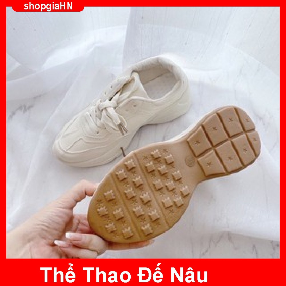 Giày Nữ_ Giày thể thao Ulzzang Nữ Đế Nâu Chống Trơn Chượt | BigBuy360 - bigbuy360.vn
