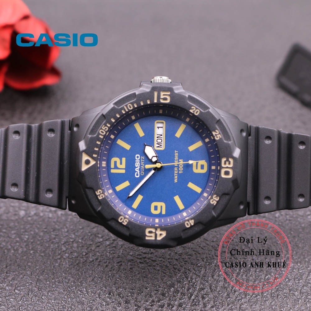 Đồng hồ nam Casio MRW-200H-2B3VDF dây nhựa