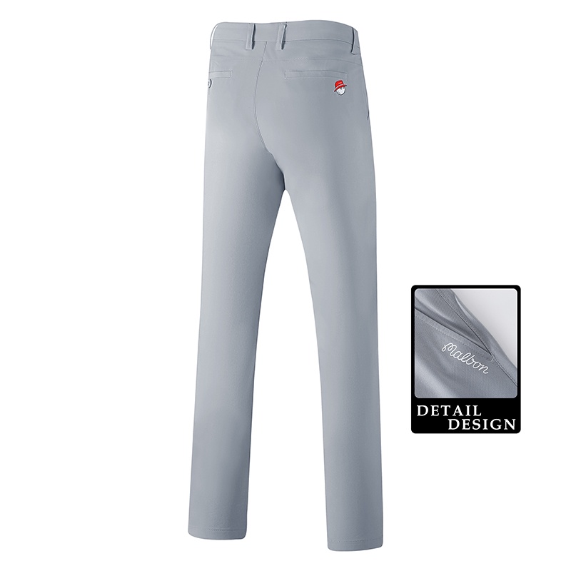 MALBON quần tây nam chơi gôn mùa hè không ủi khô nhanh quần thể thao ngoài trời quần thể thao thời trang quần áo chơi gôn