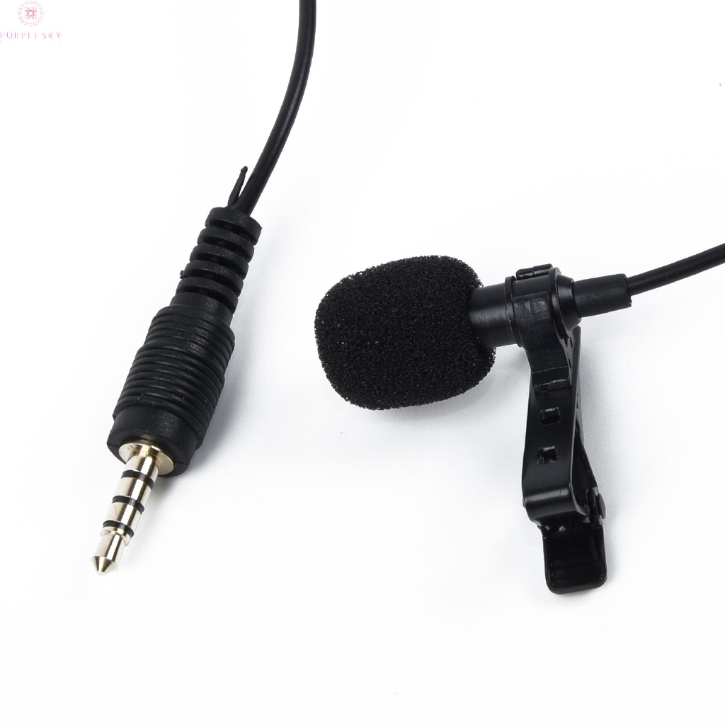 Microphone dạng kẹp gắn cổ áo thích hợp cho điện thoại iPhone