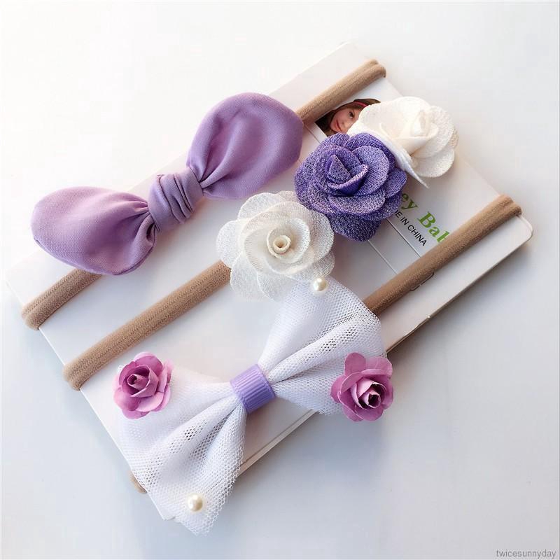 Băng Đô Họa Tiết Đa Dạng Xinh Xắn Dễ Thương Cho Em Bé