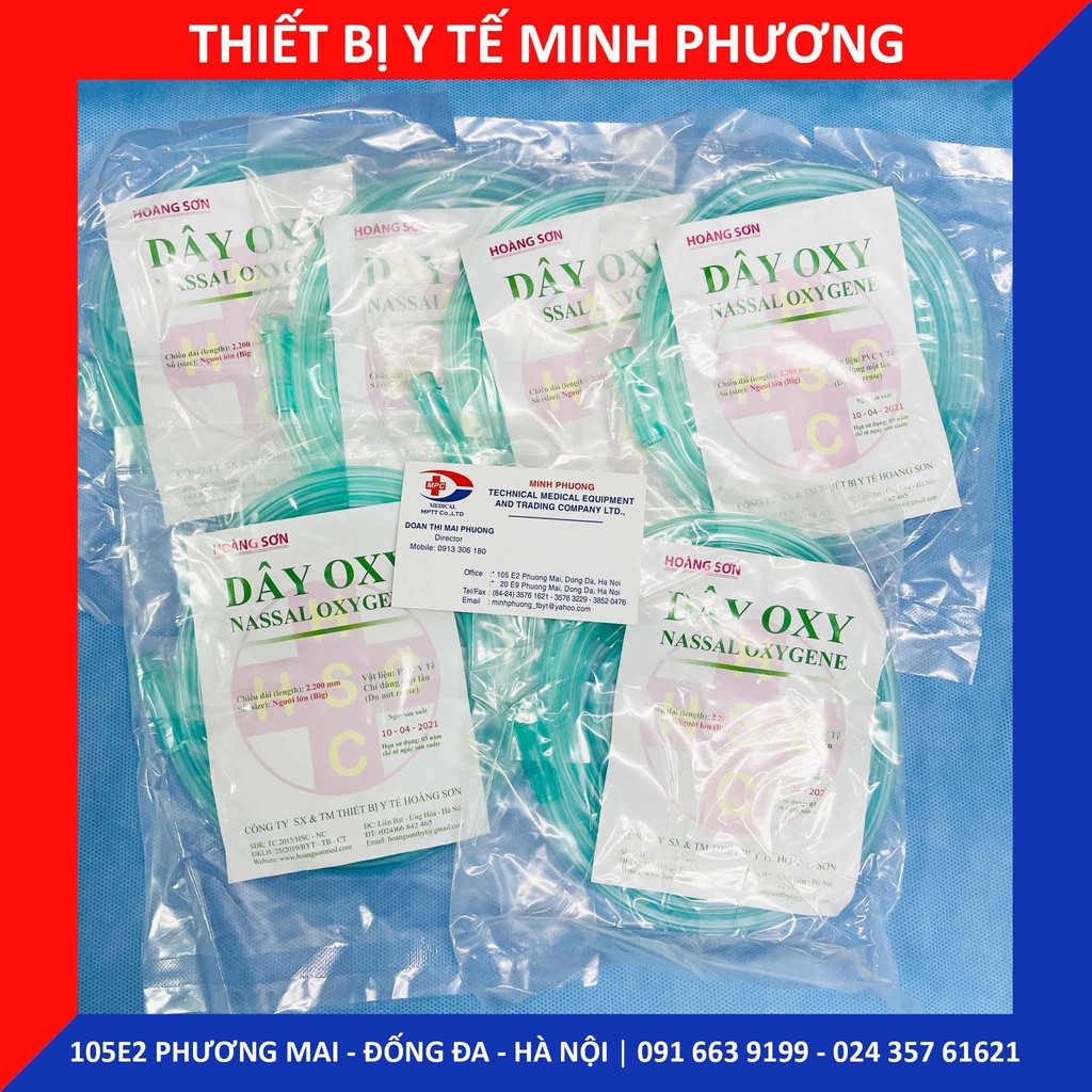 Dây Oxy gọng kính hai nhánh 2m Hoàng Sơn