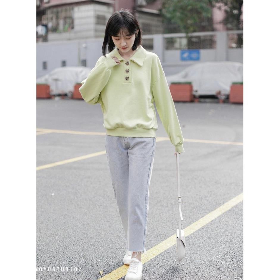 Quần baggy nữ ống suông rộng rách gấu TXR-02 hot trend 2021