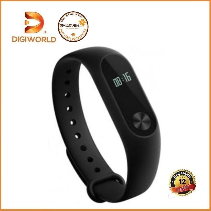 Vòng Đeo Tay Thông Minh Xiaomi Mi Band 2 | Chính hãng Digiworld | BH 12 tháng