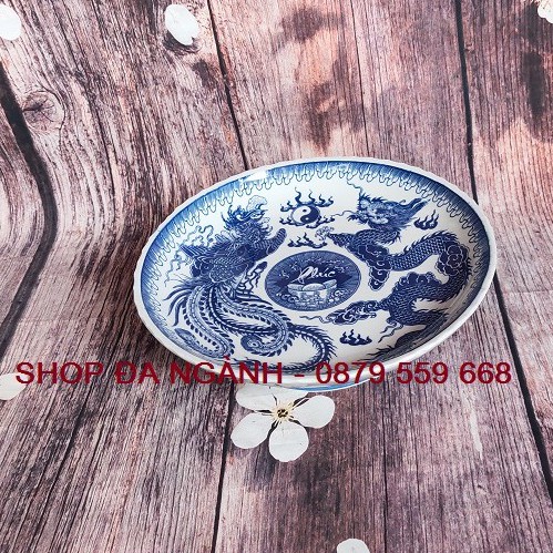 Đồ thờ gốm sứ Bát Tràng - Mâm bồng hoa quả thờ cỡ đại D35cm *đĩa trái cây thờ cúng*