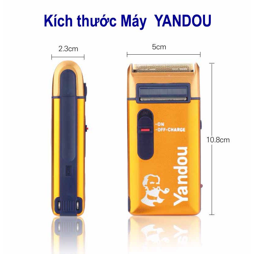 Máy cạo râu Yandou Lưỡi Ngang Dành Cho Nam, Máy cạo SCW 301U Cao Cấp Siêu Bền, Sắc Bén,Không Gây Đau Rát