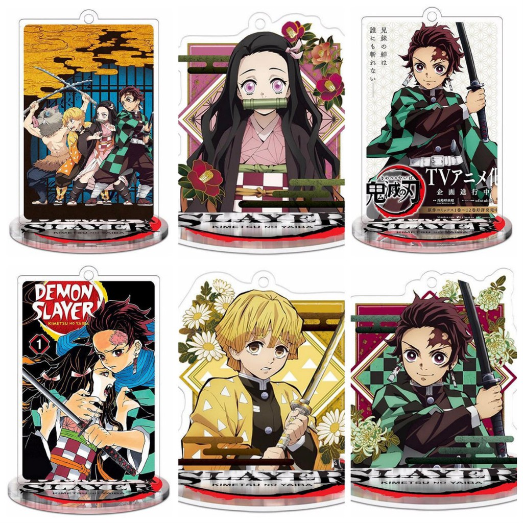 Standee Kimetsu No Yaiba Thanh Gươm Diệt Qủy dạng bảng Tượng Acrylic Standee Anime mica trang trí trưng bày mô hình