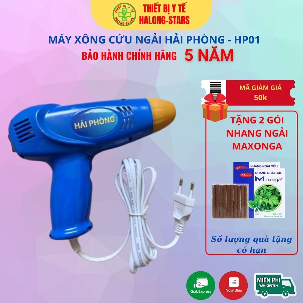 Máy xông cứu ngải Hải phòng/Maxonga - Hơ ngải cứu Đông Y giảm đau cơ xương khớp.Tặng 2 hộp nhang ngải cứu Maxonga