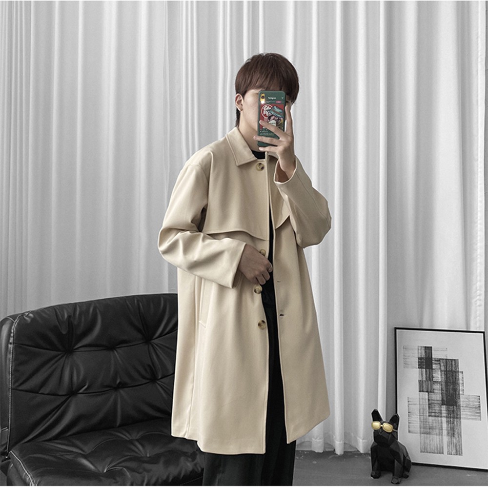 Áo Khoác Nỉ Nam Dáng Dài Đơn Giản Kiểu Dáng Mangto Thời Trang Thu Đông SEPTEMBERGIRL1989 AO KHOAC NAM 9000041 | BigBuy360 - bigbuy360.vn