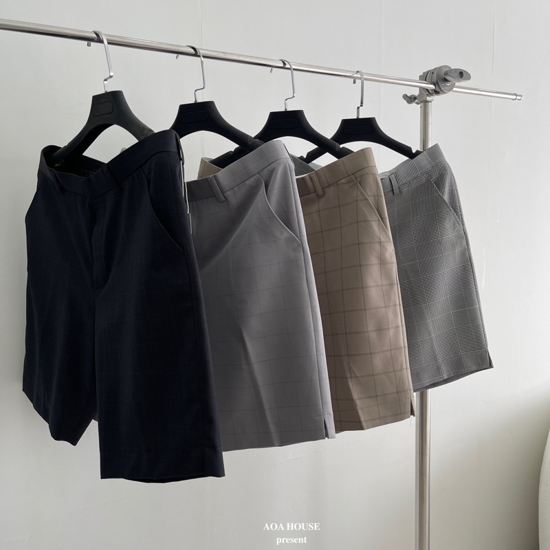 Quần Ngắn - Lavil Check Short (3color)